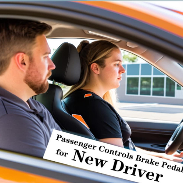 New Drivers Learn Car Driving Safety Brake Aid Equipment Passenger Controls Brake Pedal Assist Device(Driving Learn/Novice Driver/Driving Training)